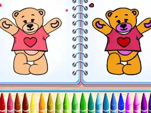 Hra Cute Teddy Bear Colors online