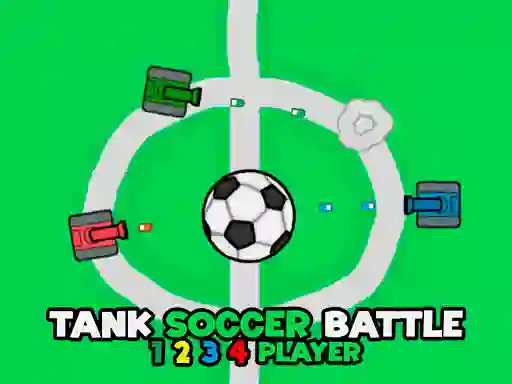 Hra Tank Soccer Battle 1 2 3 4 Player online