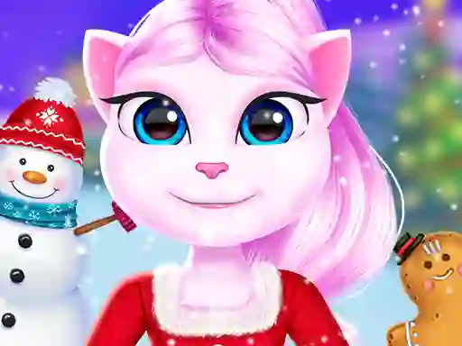 Hra Cat Girl Christmas Decor Game online