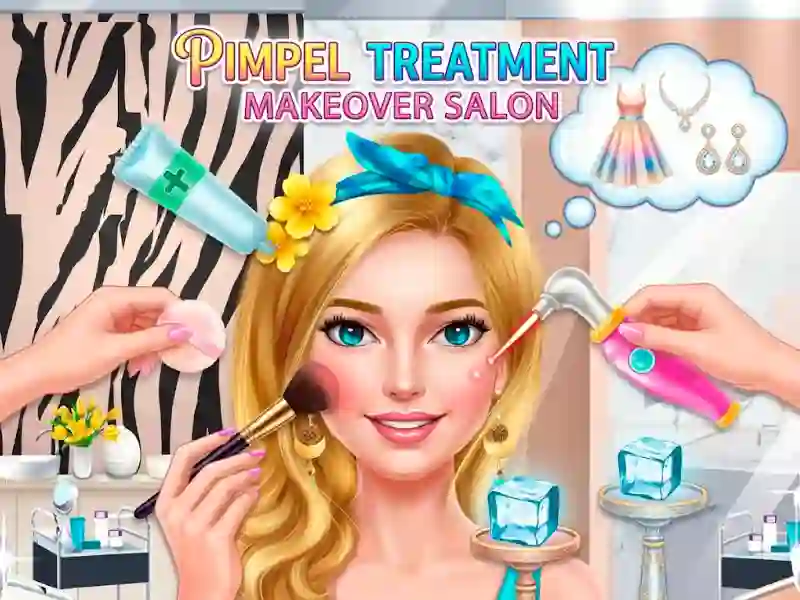 Hra Pimple Treatment Makeover Salon online