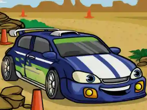 Hra Racing Cartoons Jigsaw online