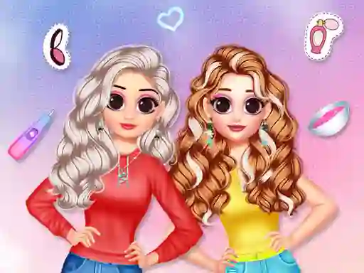 Hra Besties Makeover Salon online