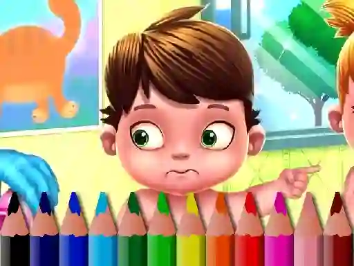 Hra Back To School: Baby Coloring Book online