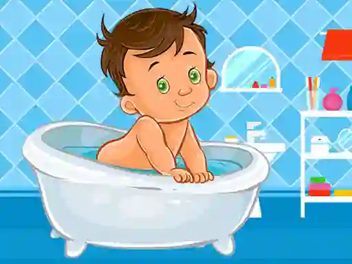 Hra Baby Bath Jigsaw online