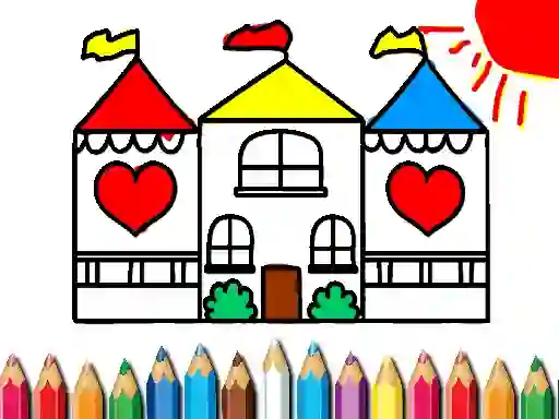 Hra Back To School Coloring Book DOLL HOUS online
