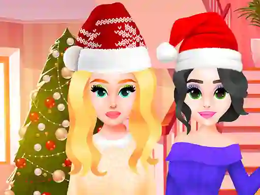 Hra Christmas Party Girls online