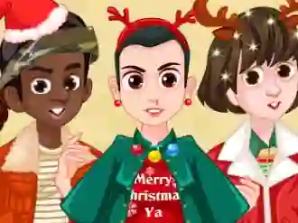 Hra Stranger things Christmas party online