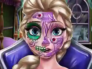 Hra Elsa Scary Halloween Makeup online