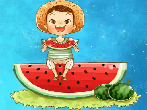 Hra Watermelon and Drinks Puzzle online
