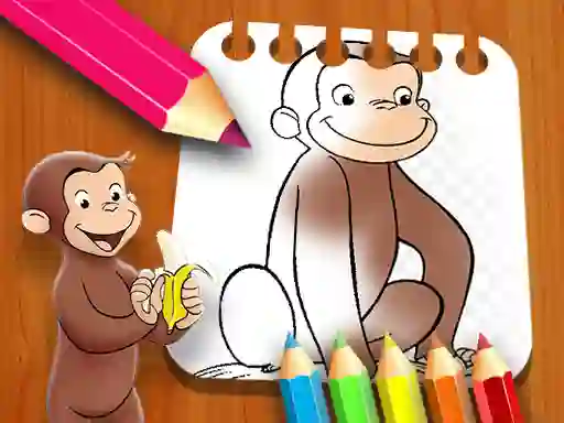 Hra Curious George Coloring Book online