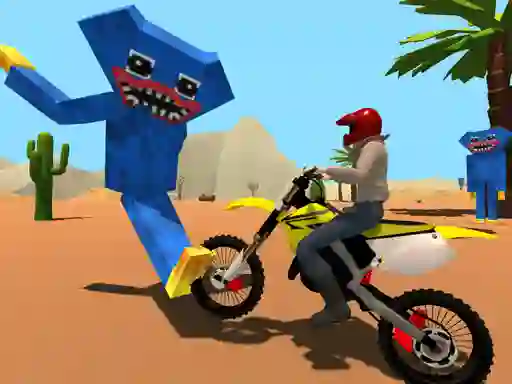 Hra Motoracer vs Huggy online