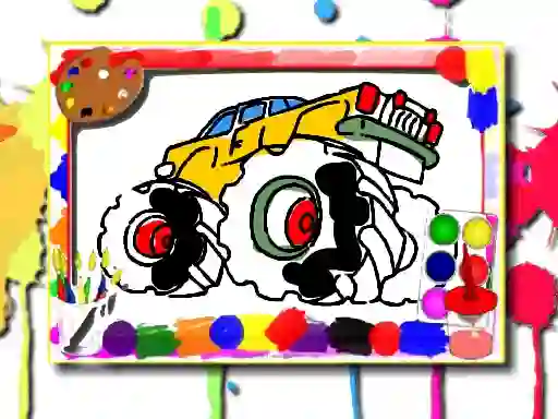 Hra Monster Truck Coloring Book online
