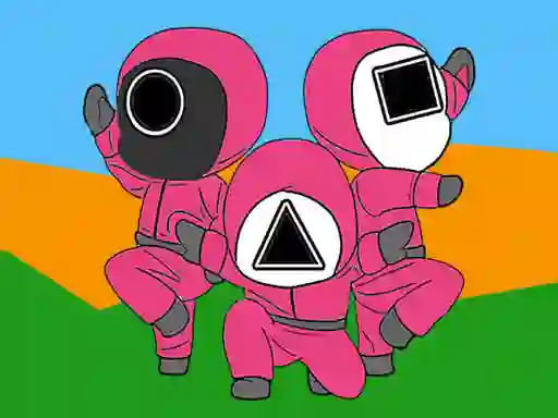 Hra Squid Coloring Book online