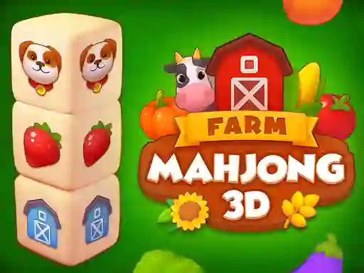 Hra Farm Mahjong 3D online