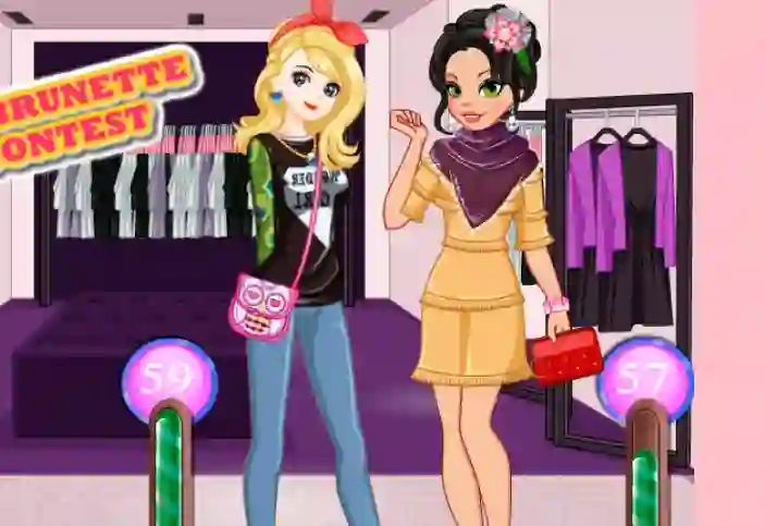 Hra Blonde Vs Brunette Beauty Contest online