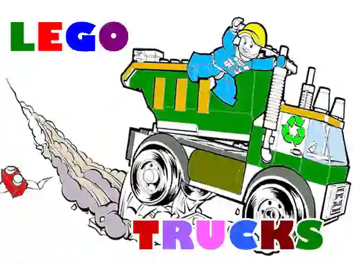 Hra Lego Trucks Coloring online