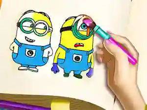 Hra Mini Coloring Book online
