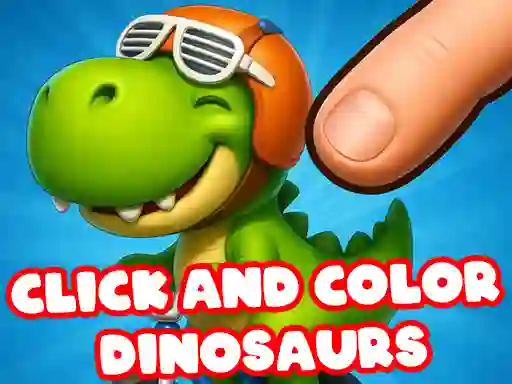 Hra Click And Colors Dinosaurs online