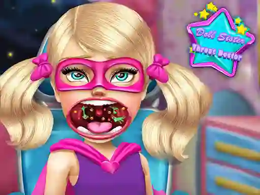 Hra Doll Sister Throat Doctor online