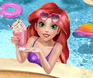 Hra Mermaid Princess Pool Time online