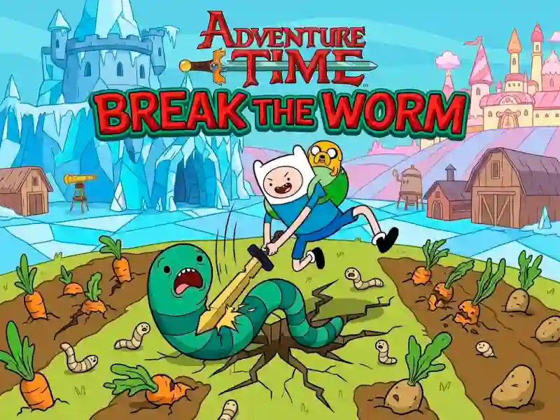 Hra Adventure Time Break the Worm online