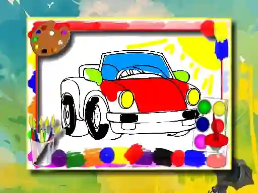 Hra Cartoon Cars Coloring Book online