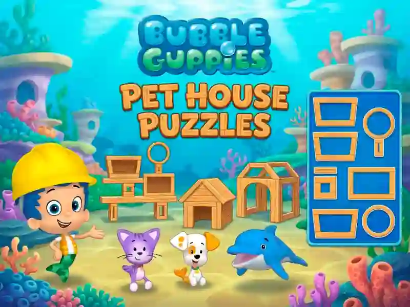 Hra Bubble Guppies Pet House Puzzles online