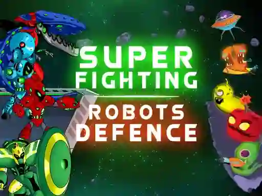 Hra Super Fighting Robots Defense online