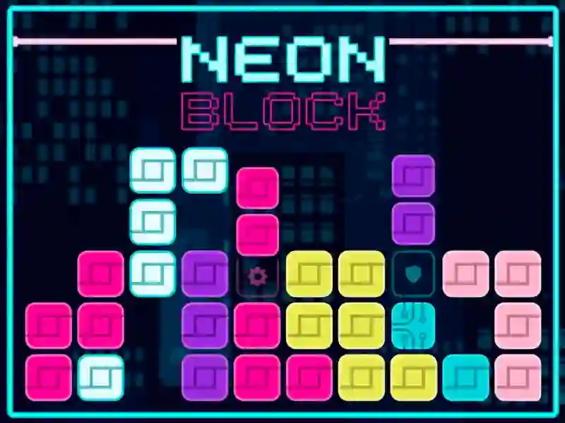 Hra Neon Block online