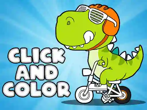 Hra Click And Color Dinosaurs online
