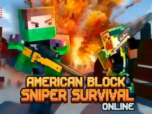Hra American Block Sniper Survival Online online