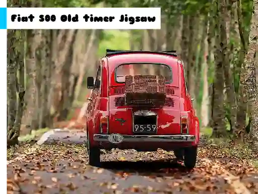 Hra Fiat 500 Old Timer Jigsaw online