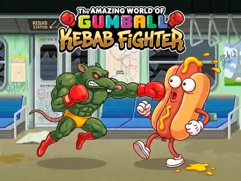 Hra The Amazing World of Gumball Kebab Fighter online