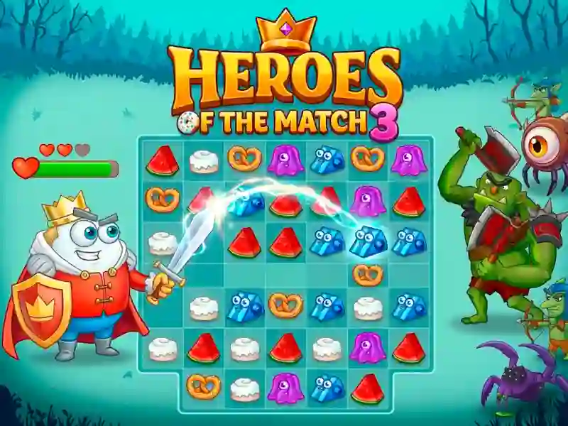Hra Heroes of the match 3 online