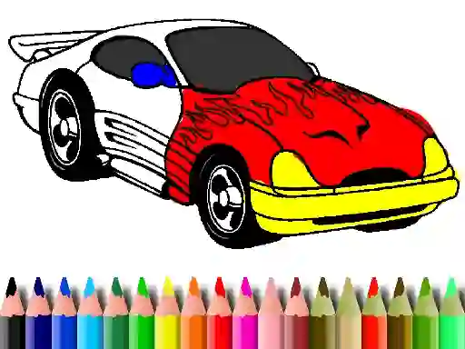 Hra Back To School: Muscle Car Coloring online