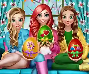 Hra Princesses Easter Fun online