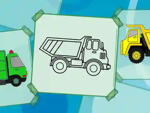Hra Truck Coloring Book online