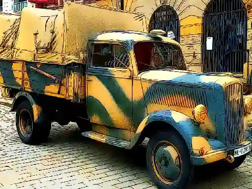 Hra Army Trucks Jigsaw online