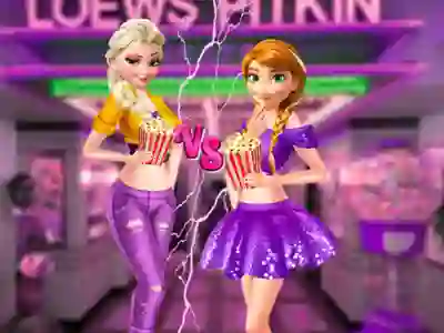Hra Ellie and Annie Movie Night online