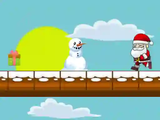 Hra Running Santa online