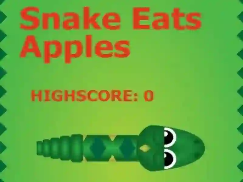 Hra Snake Eats Apples online