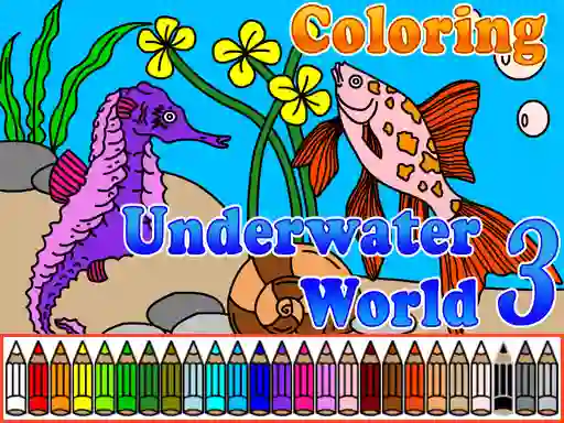 Hra Сoloring Underwater World 3 online