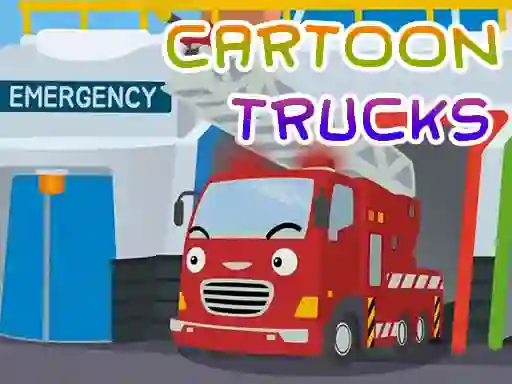 Hra Cartoon Trucks Jigsaw online