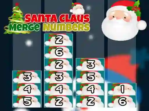 Hra Santa Claus Merge Numbers online