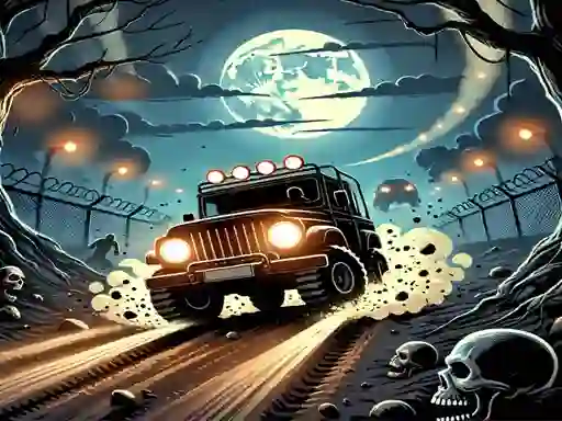 Hra Racing Car Destroying Zombie online