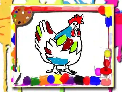 Hra Chicken Coloring Book online