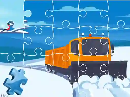 Hra Winter Trucks Jigsaw online