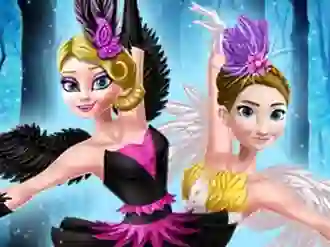 Hra Ellie and Annie Black Swan and White Swan online