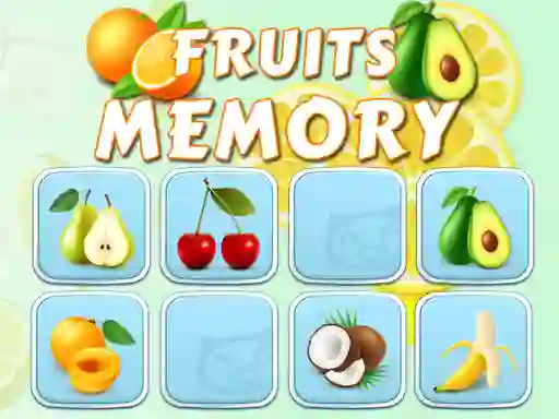Hra Fruits Memory online