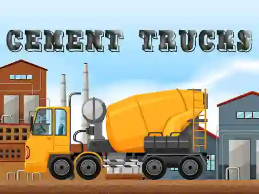 Hra Cement Trucks Hidden Objects online